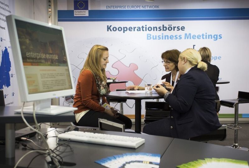 Kooperationsbörse auf der AMB 2012. (Bild: Messe Stuttgart)