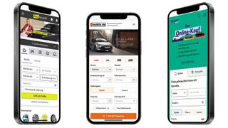 In den vergangenen Jahren sind viele neue Plattformen rund um den Automobilvertrieb an Start gegangen. (Bild: © Comauthor - adobe.stock.com, www.autoscout24.de, www.mobile.de,  www.hey.car,  Ryan Searle/Unsplash.com; [M] VCG)