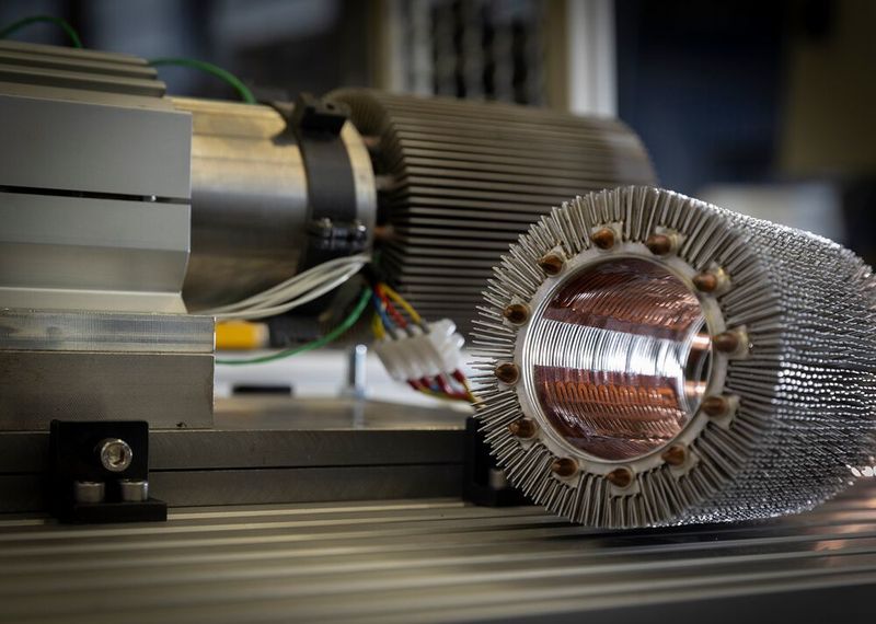 Das in „Cool Spindle“ erarbeitete Kühlkonzept wird in „Smart Spindle“ um Heizelemente und Temperatursensoren (rechts im Inneren des Kühlkörpers) ergänzt, damit ein regelbares System entsteht. (©www.heikefischer-fotografie.de)