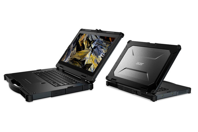 Ein etwas anderes Kaliber ist das Fully-Rugged-Notebook Enduro N7. Dafür ist es auch IP65 zertifiziert. (Acer)