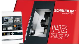 Im Messefokus bei Schaublin Machines wird unter anderem das modular konzipierte Maschinenkonzept der 136er-Serie stehen, die mit dem Typ 142 auch Stangendurchmesser bis 42 mm bearbeiten kann. (Bild: Schaublin Machines)