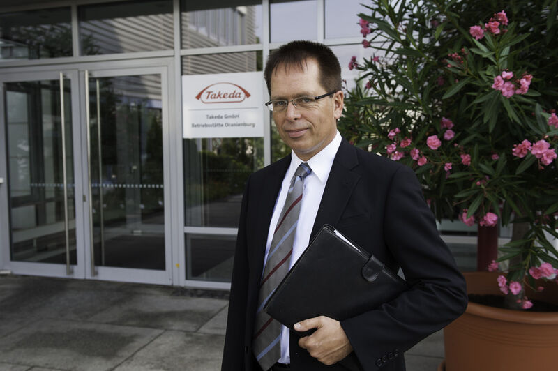 Dr. Hans-Christian Meyer,  Standortleiter der Betriebsstätte Oranienburg, wurde neu die deutsche Takeda-Geschäftsführung berufen. (Bild: Takeda)