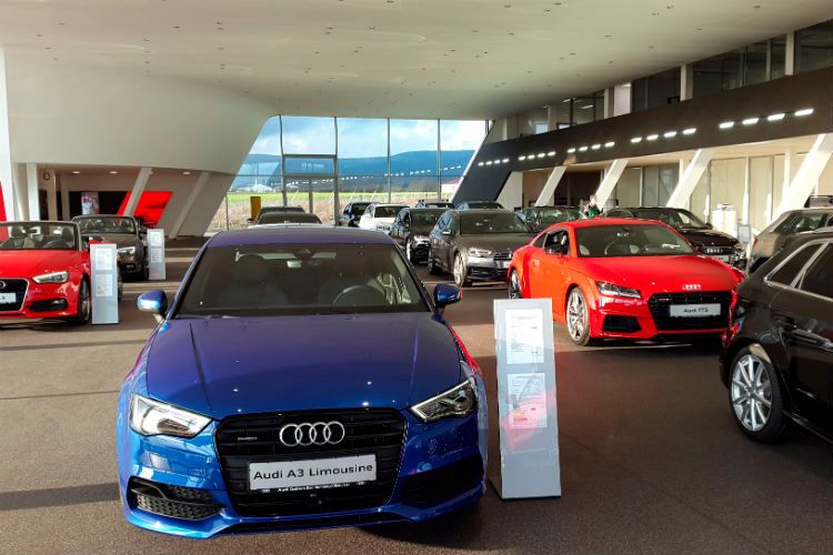 Hier lässt sich die gesamt Audi-Palette präsentieren. (Foto: UGW)