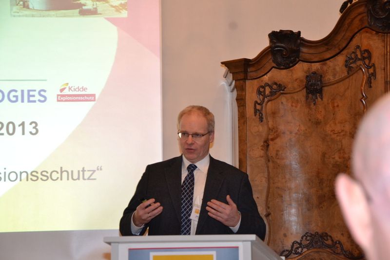 Ulrich Lamerz von IEP Technologies: „Allein in Deutschland gibt es jeden Tag ein bis zwei Staubexplosionen“. (Bild: PROCESS/Hueser)