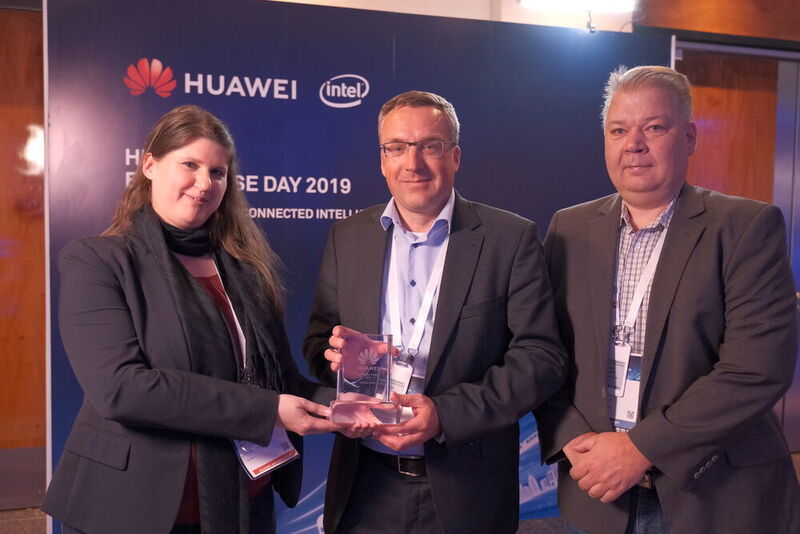Der Award „Fast Reseller Growth“ geht an Infradata. (Huawei)