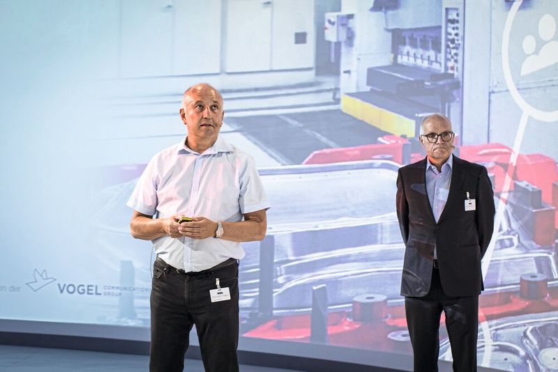 Impressionen der 4. Fachtagung „Mehr Effizienz im Presswerk“ am 15. Juni 2023 in Würzburg. (Bild: VCG/Stefan Bausewein)
