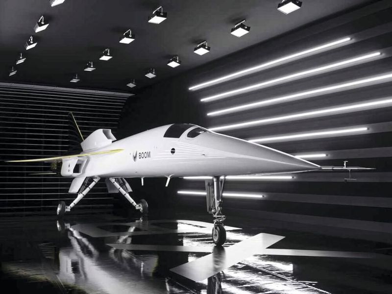 Le démonstrateur Boom XB-1 à l'échelle un tiers doit valider toutes les technologies prévues pour l'Overture comme son aile delta.  (Source : Boom Supersonic)