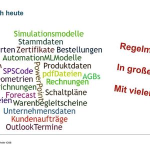 Status Quo im Datenaustausch: Die Realität in vielen Betrieben ist noch weit von Industrie 4.0 entfernt. Statt automatisierter Schnittstellen dominieren Medienbrüche durch Excel-Listen, PDF-Zertifikate und manuelle Eingaben den Alltag.(Bild:  Olaf Sauer/Fraunhofer IOSB)