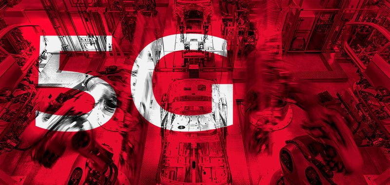 5G in der Produktion: Die neue Mobilfunktechnik soll für geschmeidig laufende Fertigungsprozesse beim Autobauer Audi sorgen.(Bild:  Ericsson)