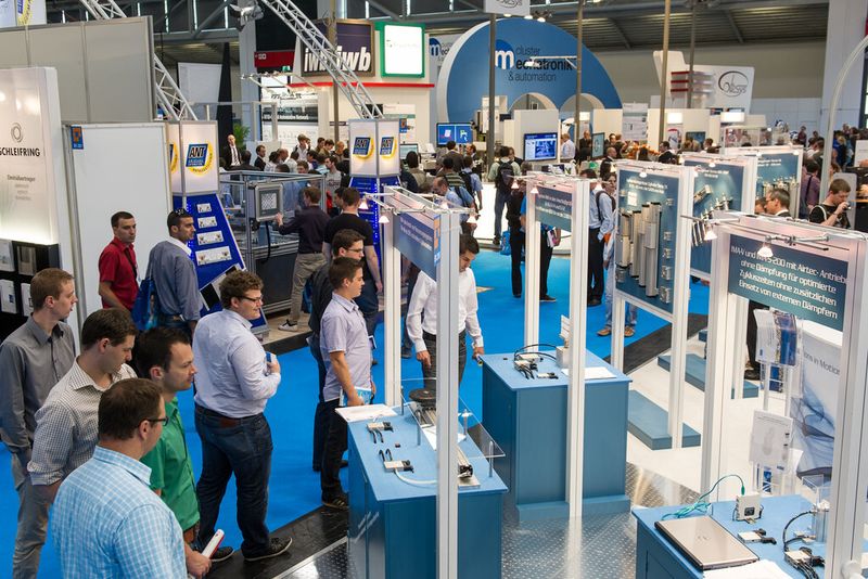 Rückblick: Impressionen von der Automatica 2012. (Bild: Messe München)