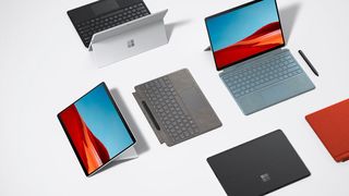 Ausnahmeerscheinung: Derzeit gibt es nur wenige Notebooks mit ARM-basierten Prozessoren – etwa das Microsoft Surface Pro X. Der neue Cortex-A78C soll das ändern. (Bild: Microsoft)