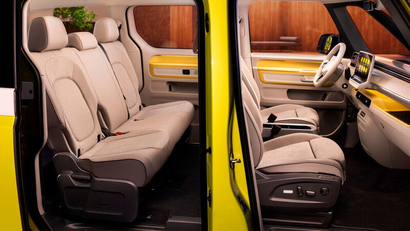 Die Pkw-Version ist als Fünf-Sitzer konzipiert. (Volkswagen)