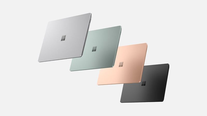 Allerdings gibt es das Surface Laptop 5 in neuen Farbvarianten. (Bild: Microsoft)