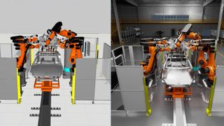 FactoryLens integriert die Nvidia -Omniverse-Bibliotheken und OpenUSD in die Simulationsplattform von Visual Components und hilft Fertigungsunternehmen dabei, ihre bestehenden Fabriklayouts in physikalisch realistische digitale Zwillinge zu verwandeln. (Bild: Visual Components)