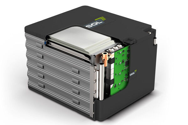 In der Kategorie „Energy Storage“ wurde in diesem Jahr das Lithium-Ionen-Batterie-Modul AKAMODULE HHP/AKASYSTEM HHP 8M von Akasol ausgezeichnet. (Bild: Akasol)