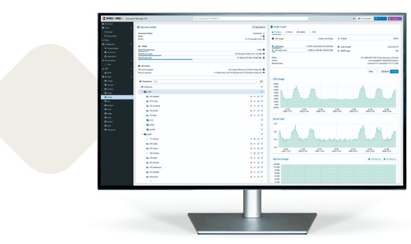 Den „Proxmox Datacenter Manger“ gibt es jetzt in einer ersten stabilen Version.(Bild:  Proxmox Datacenter Manager Datasheet)