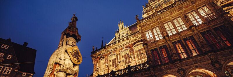 Im historischen Rathaus in Bremen laufen die Fäden politischen Handelns zusammen; bereits zum dritten Mal finden hier die Rathausgespräche statt