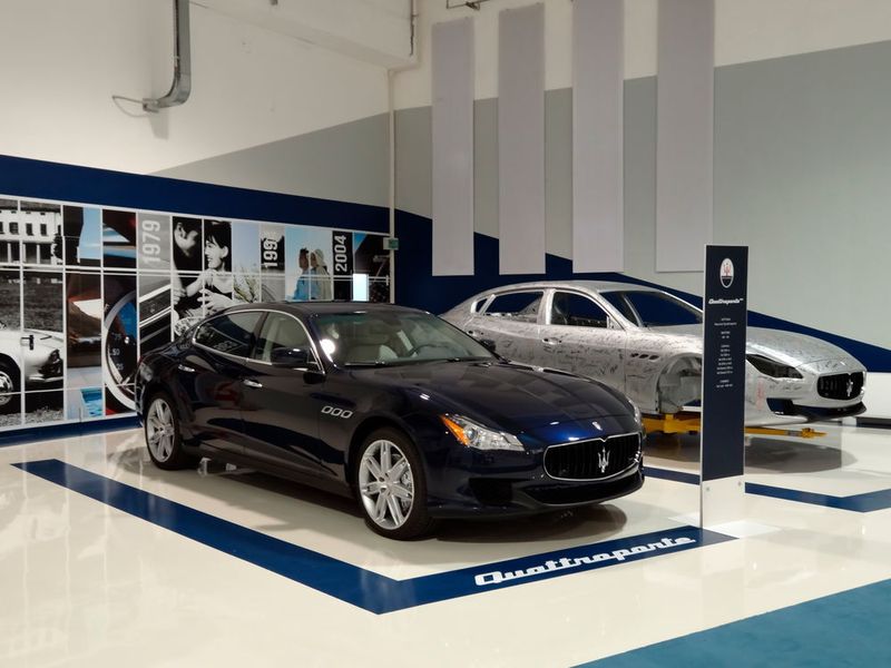 Der Maserati Quattroporte ist eines der zwei Modelle, die in dem neuen Werk in Grugliasco gebaut werden – das andere Modell ist der Ghibli. (Bild:)
