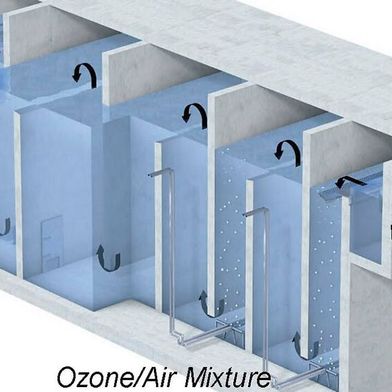 Dans les réacteurs à grande échelle, de l'ozone est injecté dans les eaux usées afin d'éliminer les micropolluants organiques. Afin d'optimiser ce processus, les partenaires du projet ont développé un modèle de simulation multiphysique combinant la dynamique des fluides, la répartition des gaz et les réactions chimiques. (Image :TKConsult)