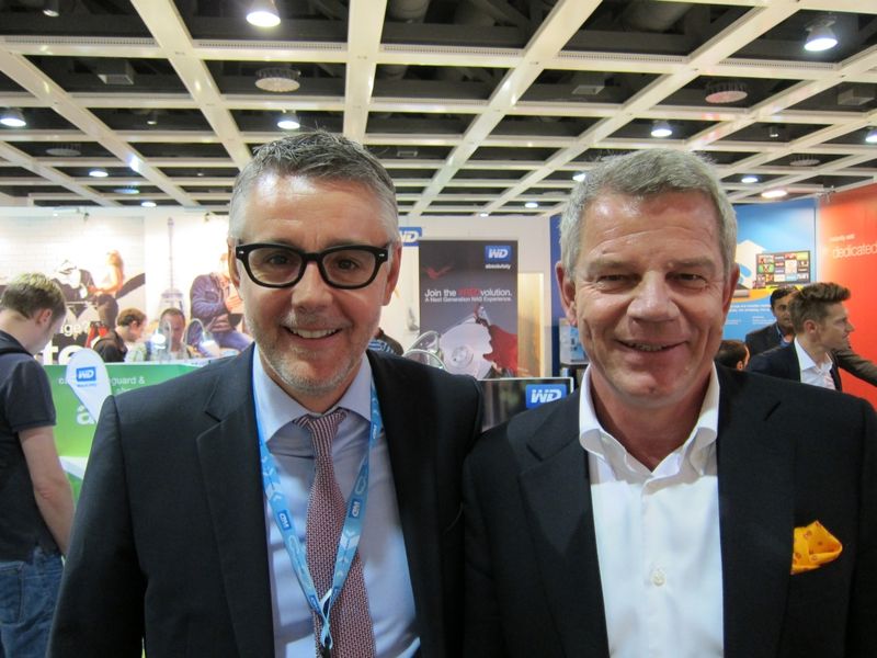 (v.l.) Sven Ratjen (WD) und Sigi Pfeffer (VUD). (Bild: IT-BUSINESS)