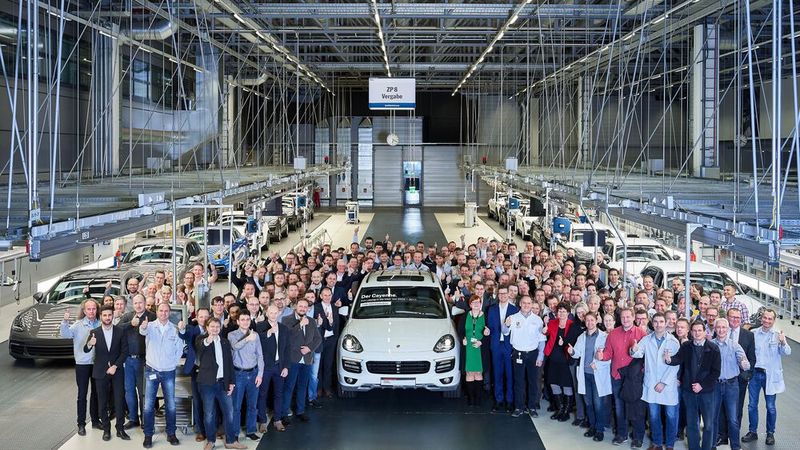 738.503 Porsche Cayenne wurden in Leipzig montiert. Seit 2017 wird das SUV komplett in Bratislava gefertigt. (Bild: Porsche)