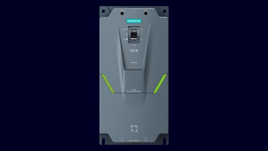 Der Halbleiter-Leistungsschalter „SENTRON 3QD2“ steht beispielhaft für das neue DC-Portfolio von Siemens.(Bild:  Siemens AG)