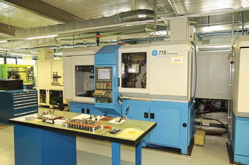 Un très beau parc de machines suisses TTB assurent la très haute qualité des outils BTB. (MSM)