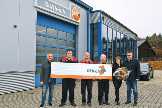 Das Auto-Service-Zentrum Schleich in Zemmer im Landkreis Trier-Saarburg ist einer von über 600 Reifen1plus-Partnern. (Bild:  Interpneu)