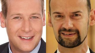 Jörn Grunau von Ingram Micro (l.) und Hans Schramm von Dell. (Bild: Ingram Micro/Dell)