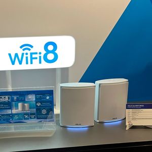 Mit dem ZenWiFi BN12 bringt Asus zudem ein Wi-Fi-8-Mesh-System mit sehr hoher Abdeckung. (Bild: Vogel IT-Medien)