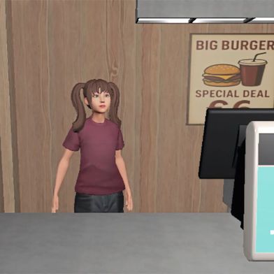 Training einer Bestellung in einem Lokal.  (Bild: HCC - TU Graz )