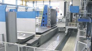 Mit der Fräsmaschine können große Bauteile aller Art bearbeitet werden.  Bild: Kinkele (Archiv: Vogel Business Media)