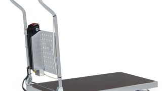 Handschiebewagen mit „e-drive“ sorgen für mehr Produktivität und weniger Gesundheitsbelastung. (Tente-Rollen)