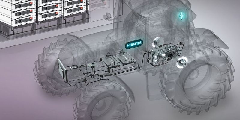 In electrified agricultural machinery, cooling is essential: Voss acts as a partner when it comes to cooling strategies and thermal management.(Image: Voss)