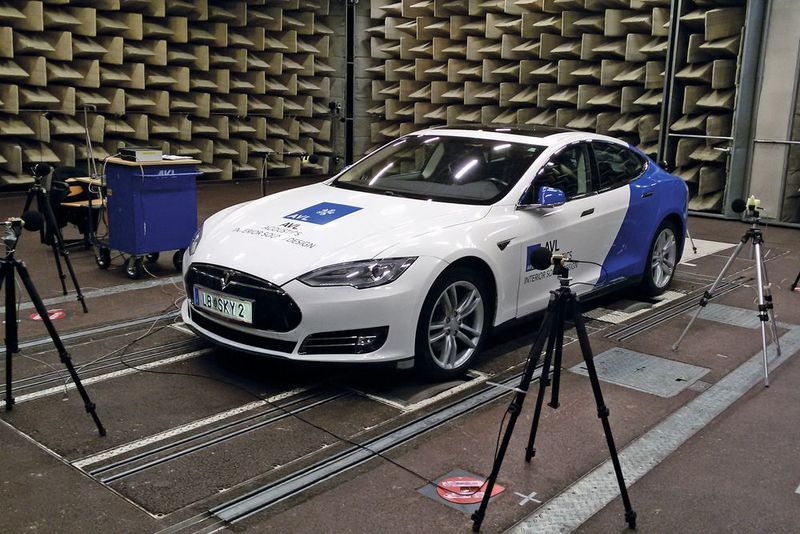 NVH-Untersuchung auf dem Rollenprüfstand von AVL. (AVL List)