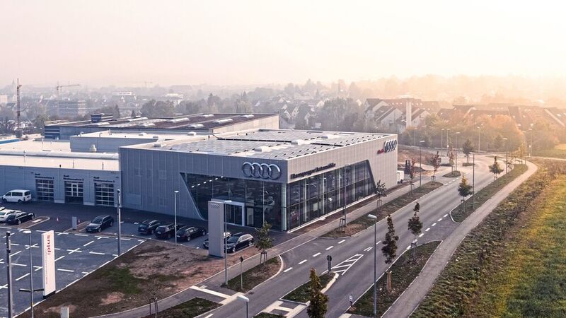 Das Audi-Terminal der Ramsperger-Gruppe in Kirchheim. (Ramsperger)