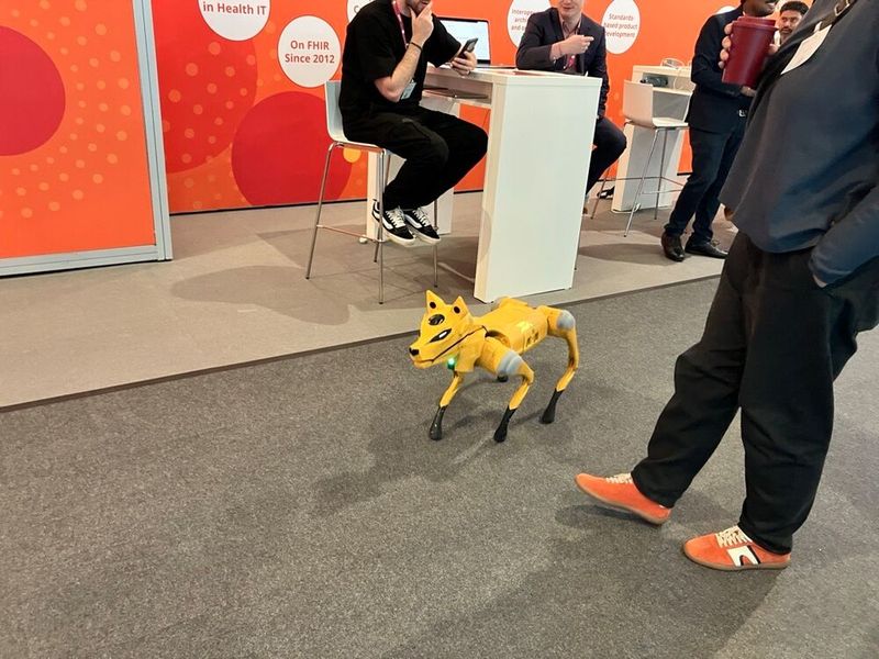 Was auf keiner Messe mehr fehlt: Aussteller und Veranstalter präsentierten zahlreiche Roboter. (Bild: @ Serina Sonsalla)