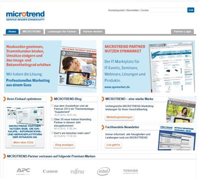 MICROTREND von SYNAXON AGMICROTREND sind über 1.200 IT-Fachhändler, die auf die professionelle Unterstützung Deutschlands größter IT- und Einkaufskooperation bauen. Sie sind als selbstständiger IT-Händler sowohl im Privatkunden- als auch im Geschäftskunden-Segment tätig? Dann bietet MICROTREND Ihnen und Ihren Kunden Lösungen im Bereich Einkauf, Marketing und viel mehr, damit Sie besser einkaufen können. ()