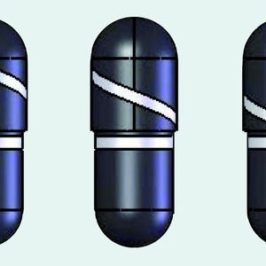 Abb. 2: Die auf die Kapsel aufgetragenen Markierungen. 