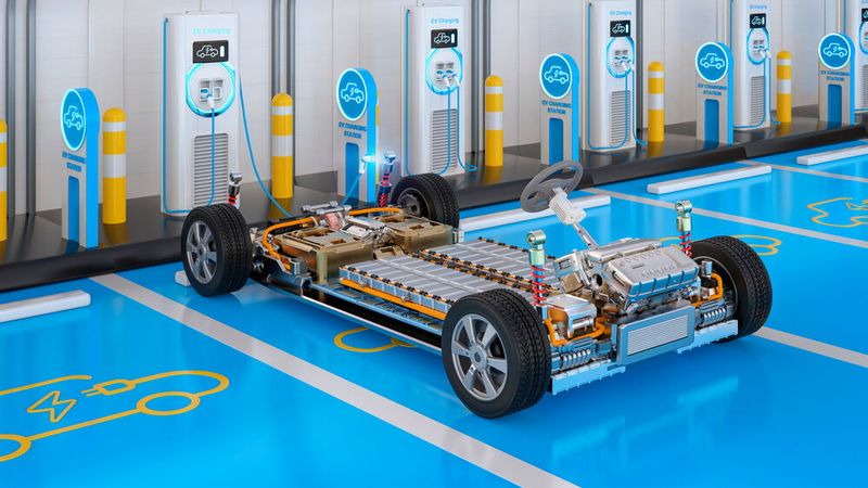 In China könnten Festkörperbatterien für E-Fahrzeuge schon bald so günstig sein wie heute ihre halbflüssigen Vorläufer. So denkt zumindest der chinesische Batteriehersteller Sunwoda.(Bild:  phonlamaiphoto - stock.adobe.com)