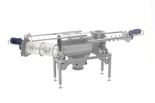 Die Dosiersiebmaschine DM30 Easy Clean vereint Dosier- und Siebeinheit.(Bild:  Daxner)