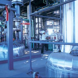 Eine Anlage der Gwalior Chemical am Standort Nagda 