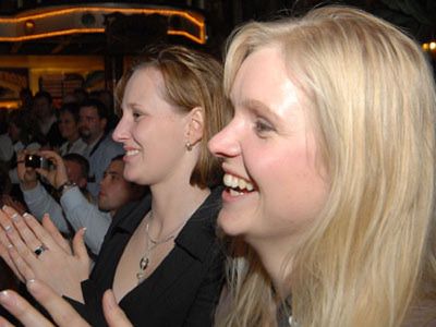 Zur Abschlussparty bei 