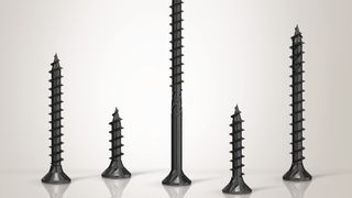 Design trifft Leistung: Neu ist die PowerFast II Schraube in elegantem
Schwarz, die starke Verbindungen mit modernem Aussehen
kombiniert – dies ist ideal für sichtbare Anwendungen. (Bild: Fischer)
