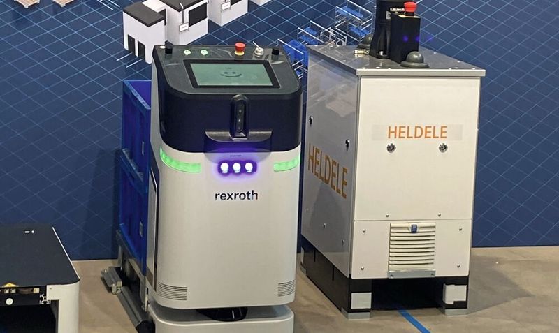 Partner in der Fabrikautomaton: Heldele Automation und Bosch Rexroth.(Bild:  Stefanie Michel)