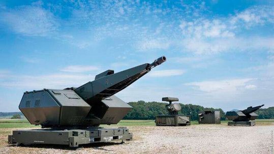 Mit dem neuartigen Flugabwehrsystem Skynex hat Rheinmetall erstmals einen Nato-Staat überzeugt, das System anzuschaffen. Gemeint ist Italien, wie die dpa erfahren hat. Hier mehr dazu ...(Bild:  Rheinmetall)