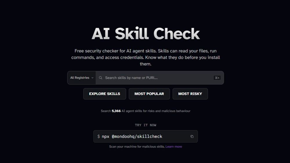 Mondoo AI Skills Check prüft KI-Agenten-Skills auf Risiken