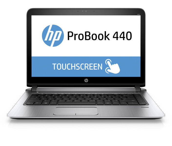 HP bietet die neuen ProBooks auch mit Touchscreen an. Hier das ProBook 440 mit 14-Zoll-HD-Display. (Bild: HP)