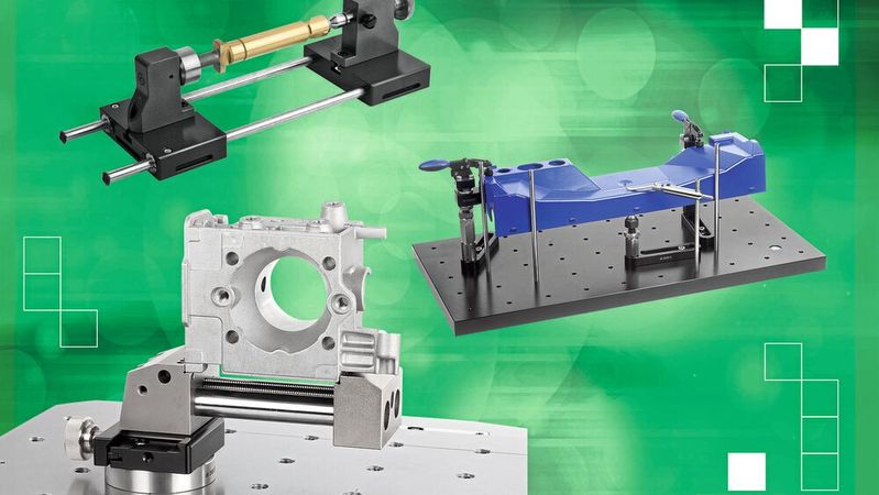 Norelem hat verschiedene Fixiersysteme für die gängigen Messtechnologien im Programm, beispielsweise für taktiles Messen von Teilen auf Koordinatenmessgeräten, Oberflächen- und Konturmessung und optische Messverfahren. Norelem hat verschiedene Fixiersysteme für die gängigen Messtechnologien im Programm, beispielsweise für taktiles Messen von Teilen auf Koordinatenmessgeräten, Oberflächen- und Konturmessung und optische Messverfahren. (Bild:  Norelem)