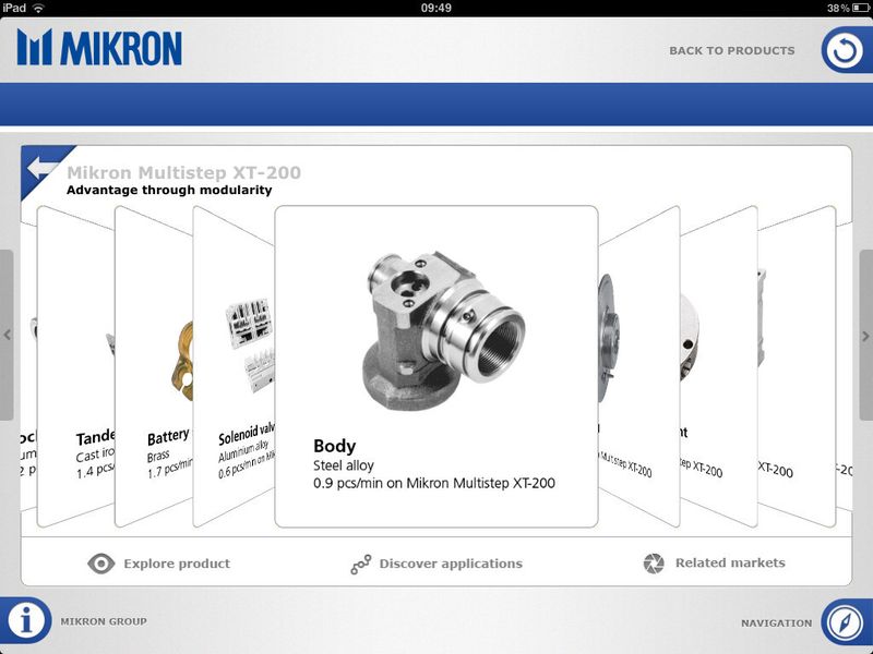 Die App bietet zurdem eine übersichtliche Blätterfunktion. (Mikron)